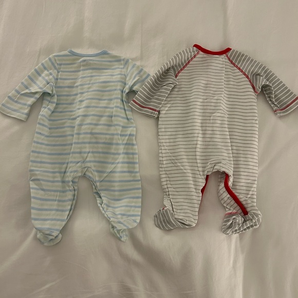 2-pack Little Me button onesies 3M - Picture 2 of 3